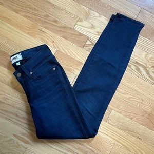 Paige Verdugo Ankle Dark Wash Skinny Jeans 25